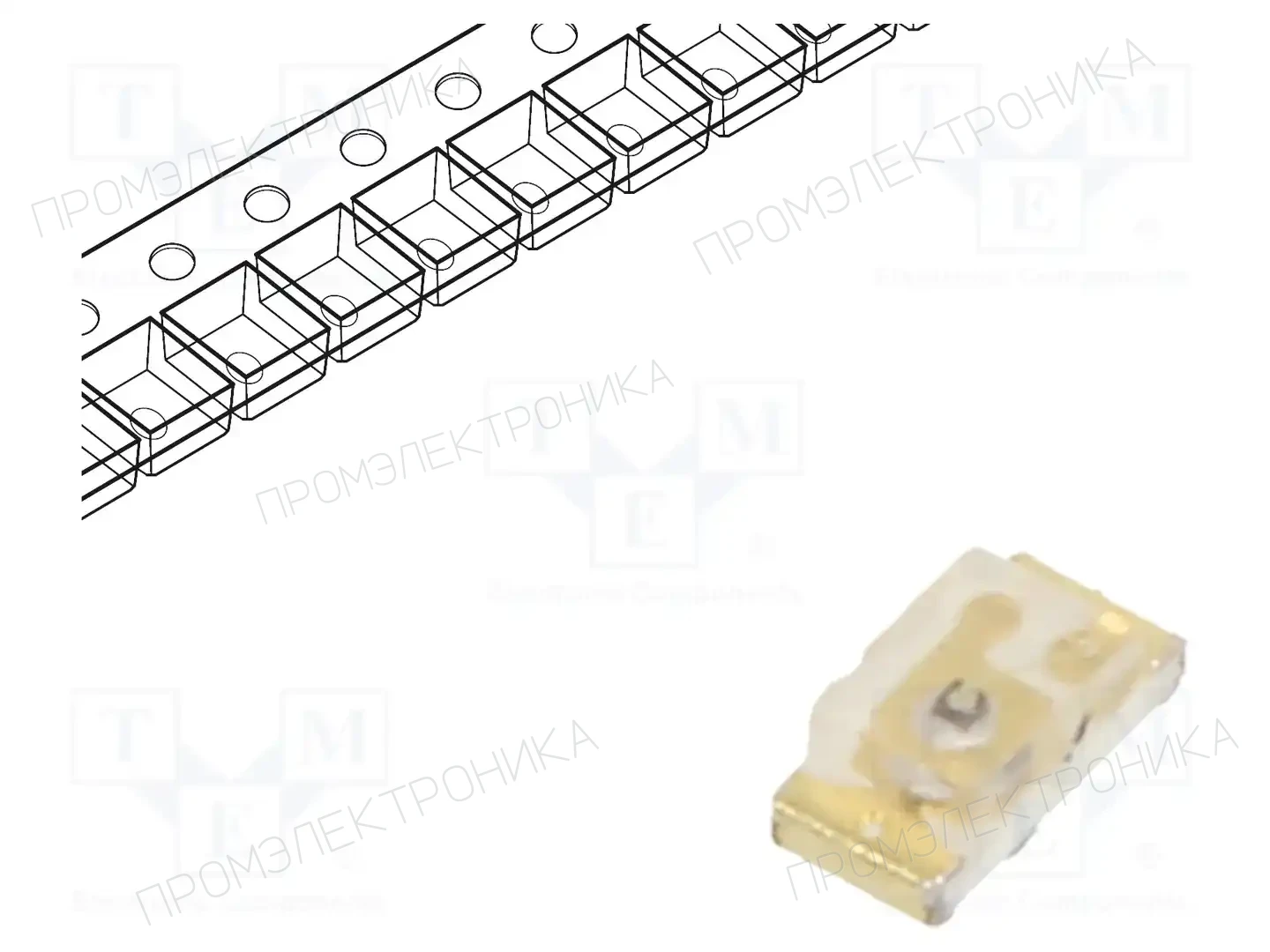 EVERLIGHT 19-213ASYGC/S381/5T — Светодиоды SMD цветные