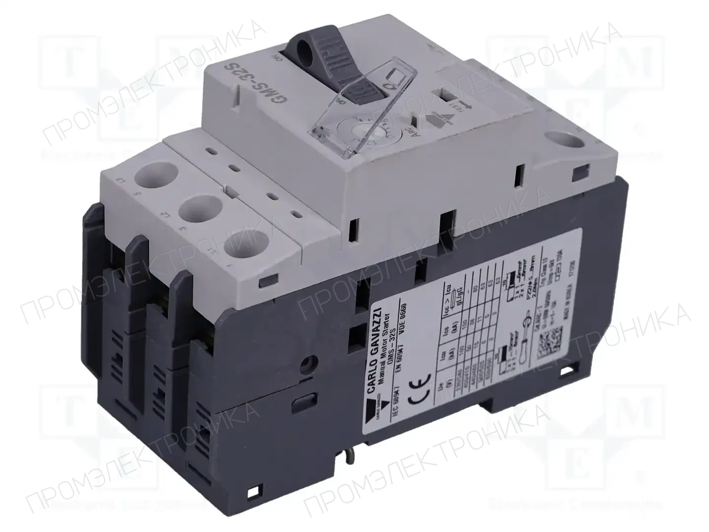 CARLO GAVAZZI GMS-32S-10A — Выключатели максимального тока