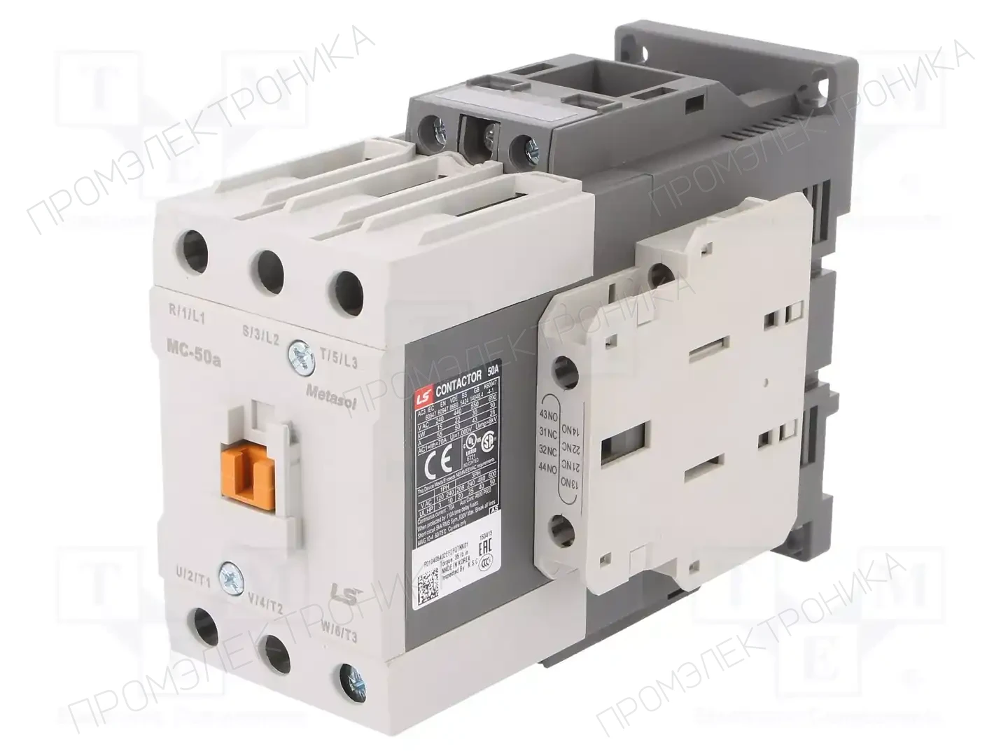 LS ELECTRIC MC-50A 24VDC 1A1B — Контакторы - главные модули