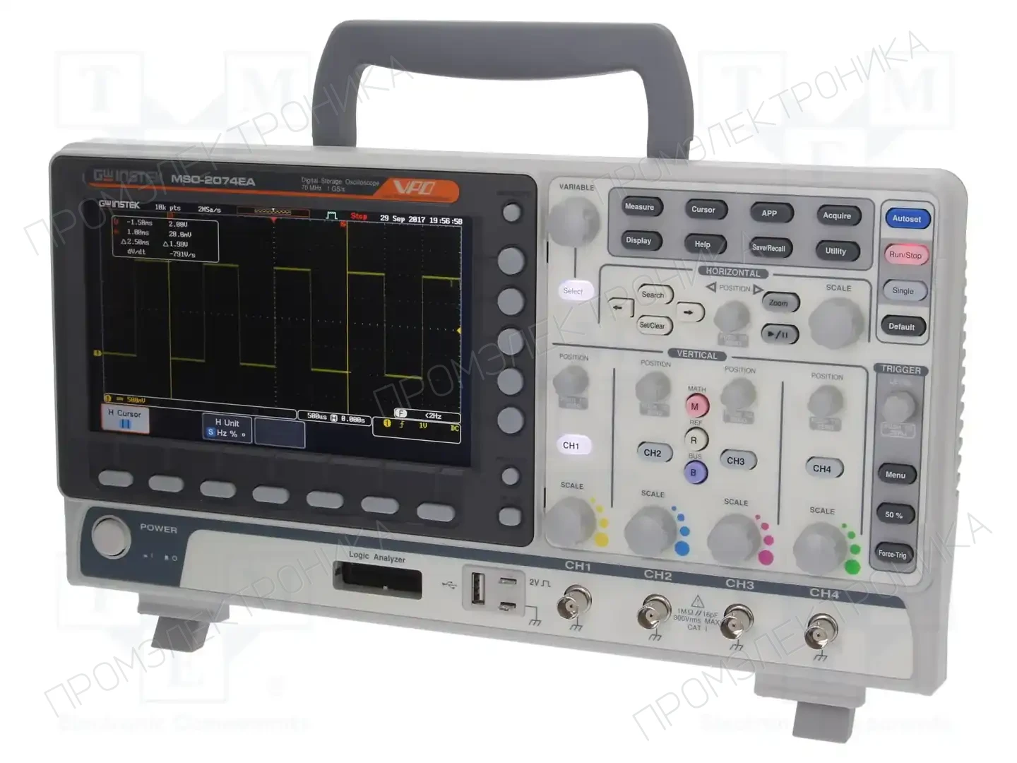 GW INSTEK MSO-2074EA — Осциллоскопы цифровые