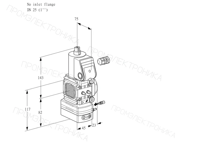 Kromschroder VAG 1-/25R/NWAE — регулятор соотношения газ/воздух — 88031718