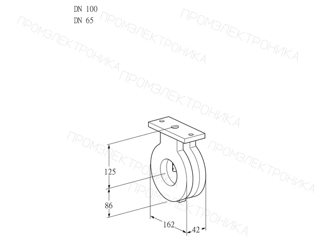 Kromschroder BVA 100/65Z05 — дисковая поворотная заслонка — 88300117