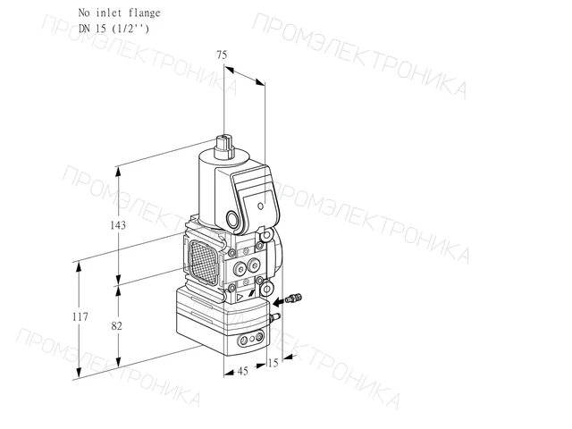 Kromschroder VAG 1-/15R/NWBK — регулятор соотношения газ/воздух — 88011900