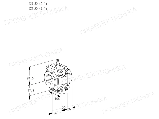 Kromschroder VMV 350R05M — регулятор расхода газа — 88034462