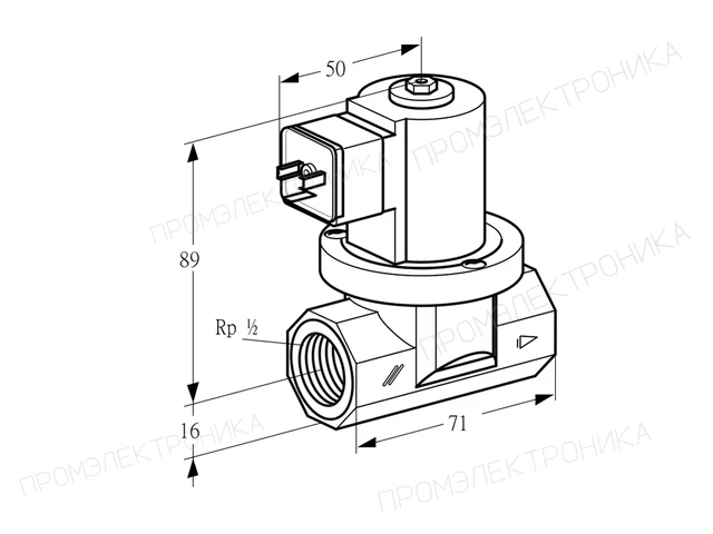 Kromschroder VGP 15R02Q5 — электромагнитный газовый клапан — 85294302