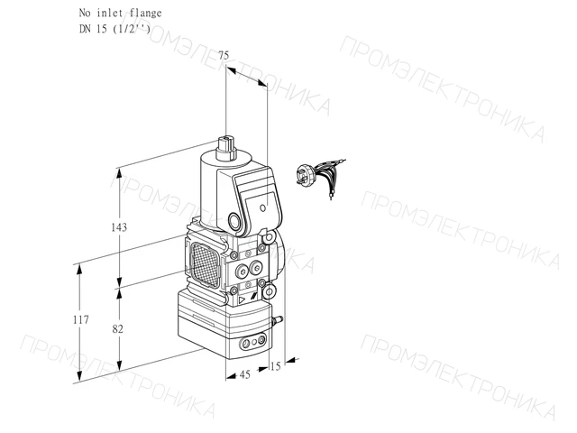 Kromschroder VAD 1-/15R/NW-100B — регулятор давления газа — 88033815