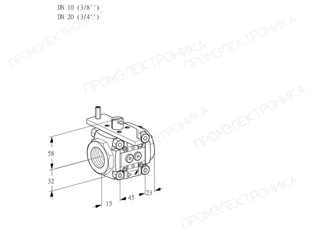 Kromschroder VFC 110/20R05-15PPPP — линейный регулятор расхода — 88302055