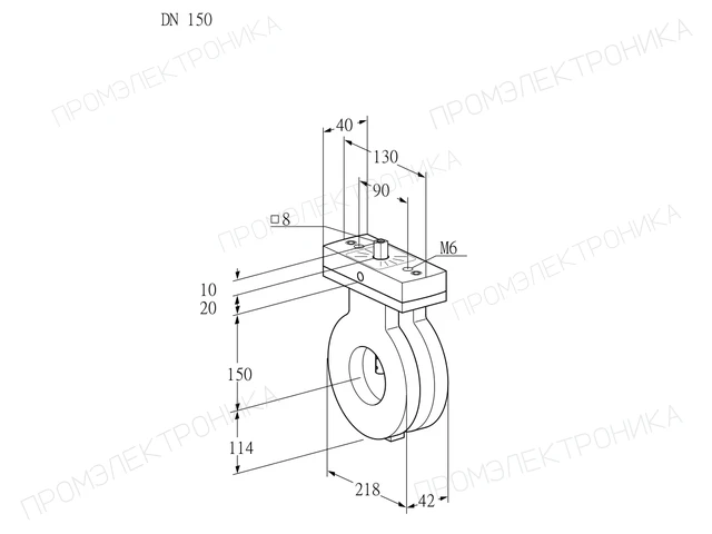 Kromschroder BVA 150Z05V — дисковая поворотная заслонка — 88302419