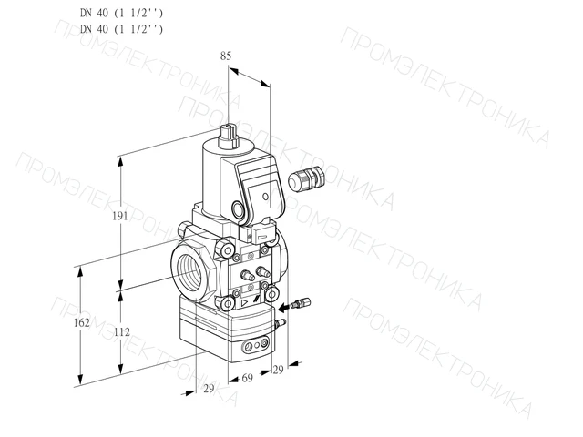 Kromschroder VAG 240R/NQSRAE — регулятор соотношения газ/воздух — 88019799