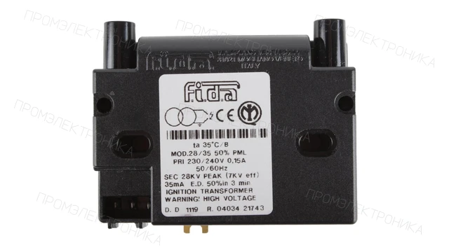 Трансформатор розжига FIDA 28/35 PML
