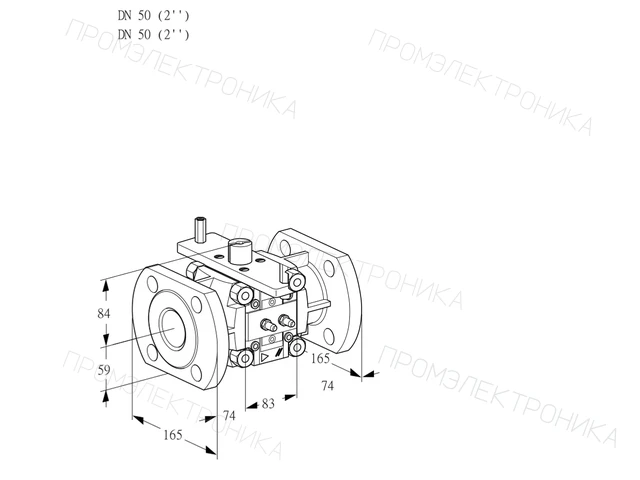 Kromschroder VFC 350/50F05-25MMPP — линейный регулятор расхода — 88302789
