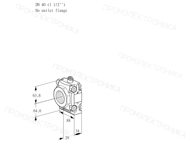 Kromschroder VMF 240/-N05P — газовый фильтр — 88031567