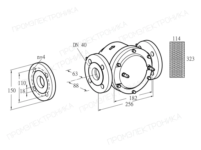 Kromschroder GFK 40F10-6 — газовый фильтр — 81940190