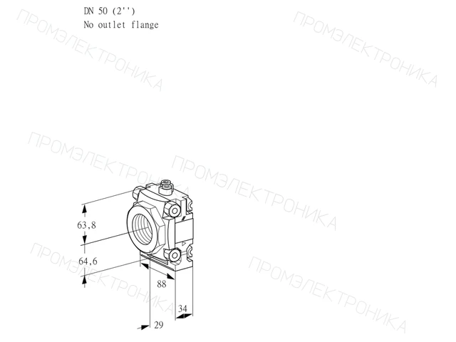 Kromschroder VMF 250/-R05P — газовый фильтр — 88031764