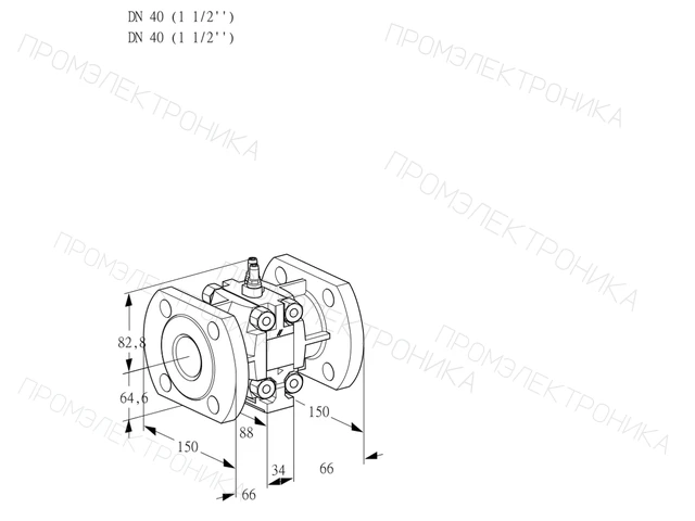 Kromschroder VMV 240F05M — регулятор расхода газа — 88018583