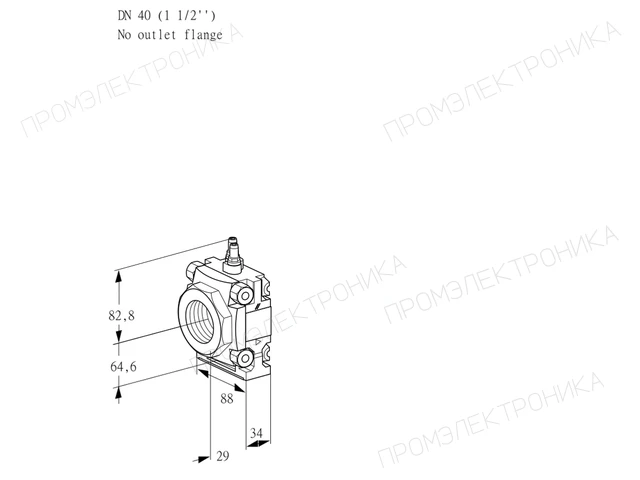 Kromschroder VMF 240/-N05M — газовый фильтр — 88015226