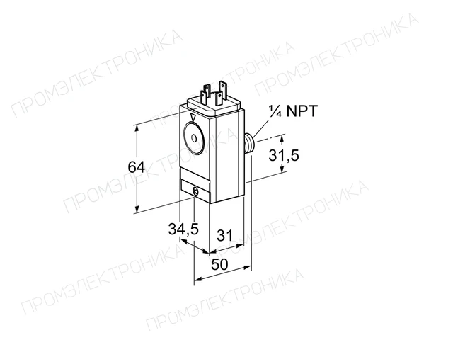 Kromschroder DG 17VCT8-5WG — реле давления — 84448095