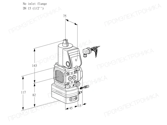 Kromschroder VAG 1-/15R/NQBE — регулятор соотношения газ/воздух — 88015459