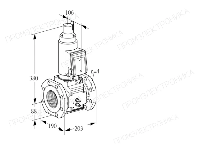 Kromschroder VAS 7T80A05LQSRB/MM/PP — электромагнитный газовый клапан — 88206850