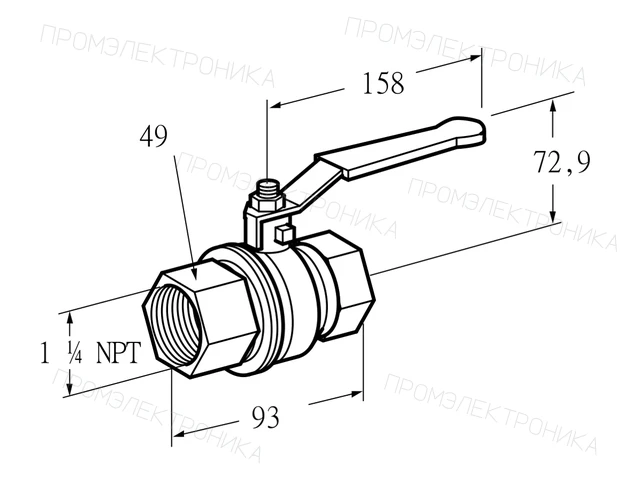 Kromschroder AKT 32TN88 — ручной газовый кран — 03152311