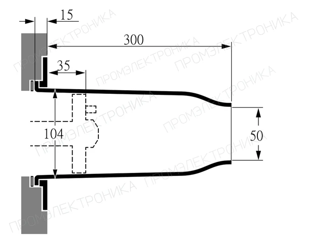 Kromschroder TSC 100B050-300/35-Si-1500 — компонент промышленной горелки — 74918151