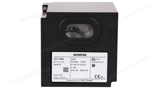 Автомат горения SIEMENS LFL 1.622 — OEM Weishaupt 600165