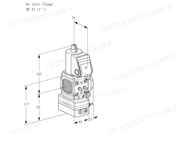 Kromschroder VAG 1T-/25N/NQAA — регулятор соотношения газ/воздух — 88004602