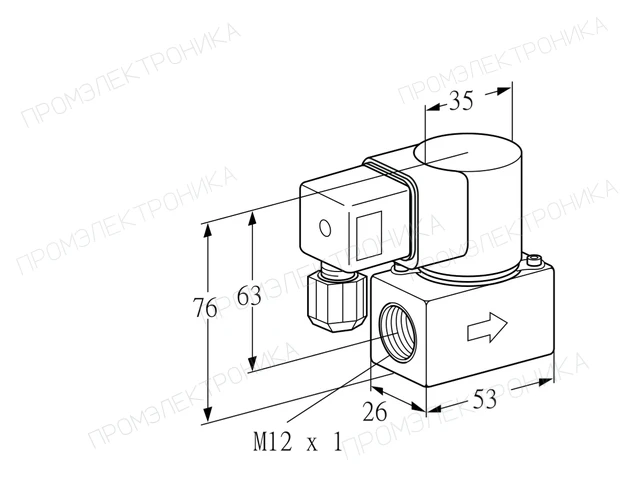 Kromschroder VG 6K05T6 — электромагнитный газовый клапан — 85228010