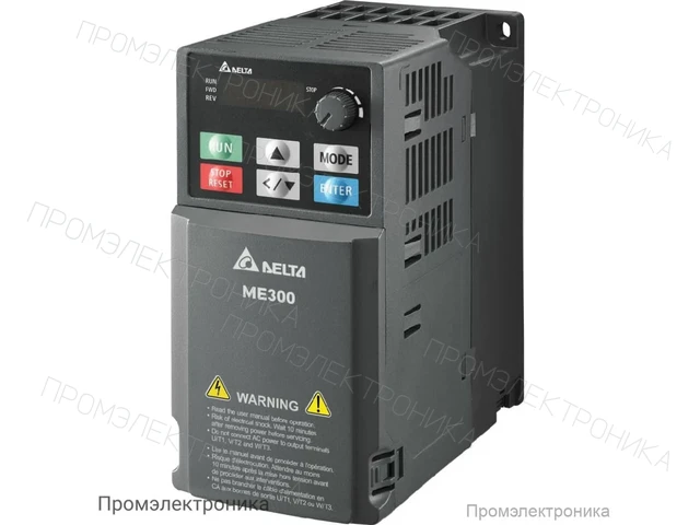 Преобразователи частоты Delta Electronics VFD2A7ME43ANNAA (0.75 кВт 3ф 380В) серии ME300