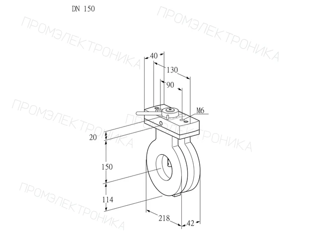 Kromschroder BVA 150Z05H — дисковая поворотная заслонка — 88300803