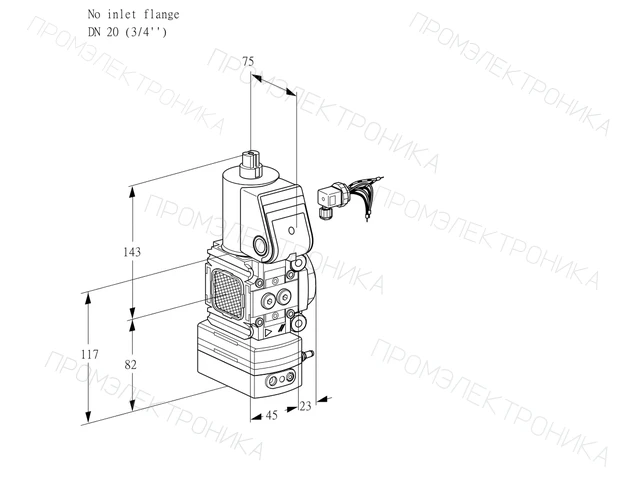 Kromschroder VAD 1-/20R/NW-100A — регулятор давления газа — 88008417