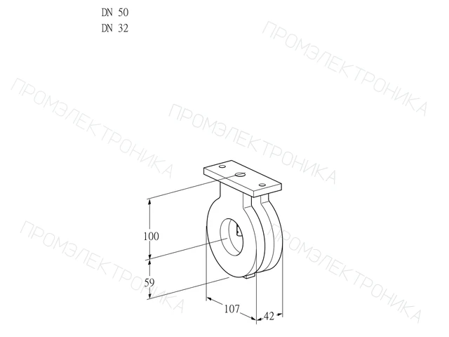 Kromschroder BVA 50/32Z05 — дисковая поворотная заслонка — 88300114