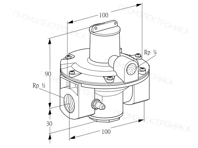 Kromschroder GDJ 15R04-4LZ — регулятор давления газа — 03155056