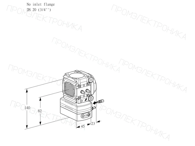 Kromschroder VRH 1-/20R05AE/MM/PP — регулятор расхода газа — 88025888