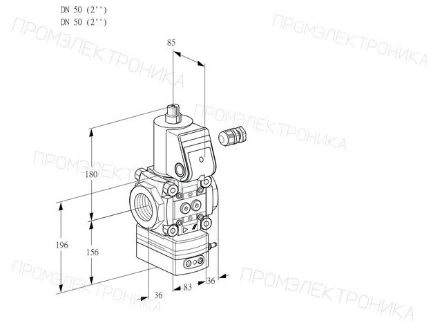 Kromschroder VAV 350R/NYAK — регулятор соотношения газ/воздух — 88026191