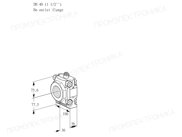 Kromschroder VMV 340/-R05P — регулятор расхода газа — 88033196