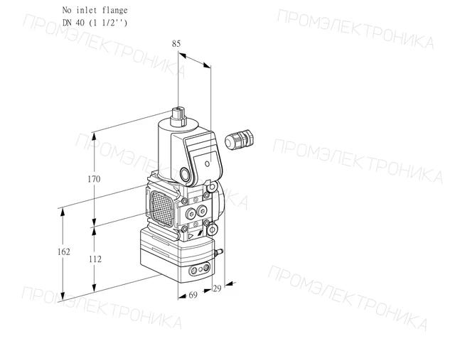 Kromschroder VAD 2-/40R/NW-25A — регулятор давления газа — 88021387