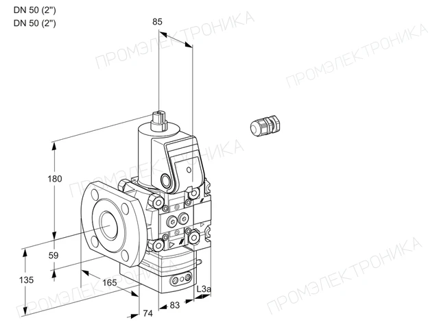 Kromschroder VAD 3E50F/50F05D-100VWR/PP/PP — регулятор давления газа — 88106233