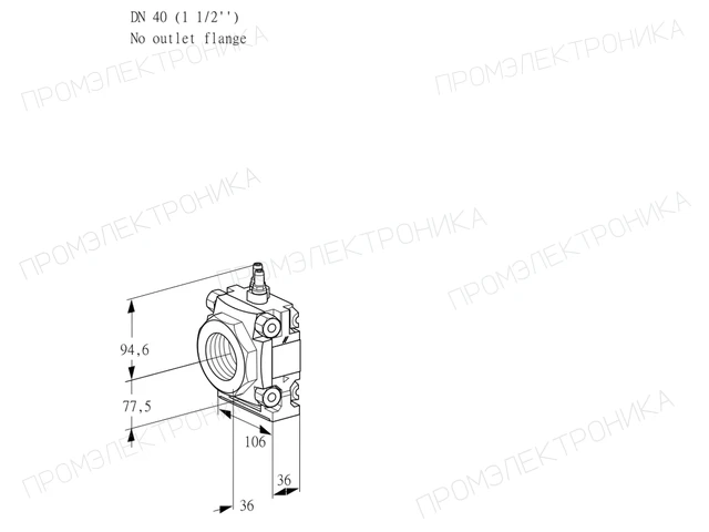 Kromschroder VMF 340/-R05M — газовый фильтр — 88033355