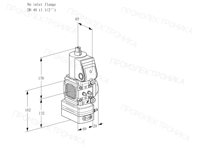 Kromschroder VAV 2-/40R/NQAK — регулятор соотношения газ/воздух — 88034446