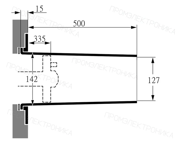 Kromschroder TSC 140A127-500/335-Si-1500B — компонент промышленной горелки — 74922813