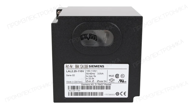 Автомат горения для жидкотопливной горелки SIEMENS LAL2.25-110V