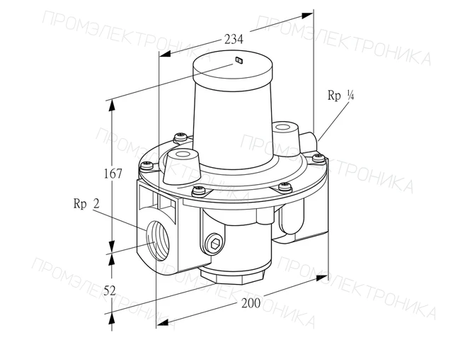 Kromschroder GDJ 50R04-0LZ — регулятор давления газа — 03155055