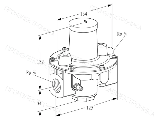 Kromschroder GDJ 20R04-4Z — регулятор давления газа — 03155062