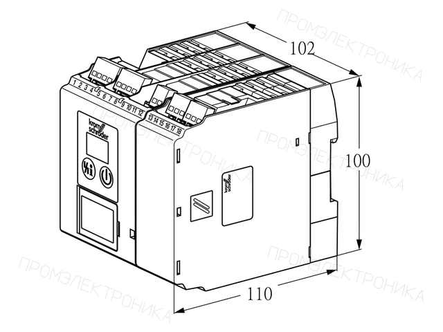 Kromschroder BCU 560QC0F0U0D0K2-E — автомат управления горелкой — 88670378