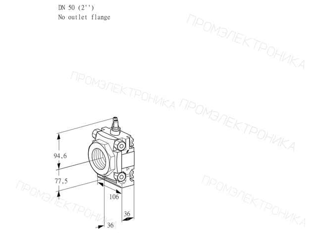 Kromschroder VMF 350/-N05M — газовый фильтр — 88033962