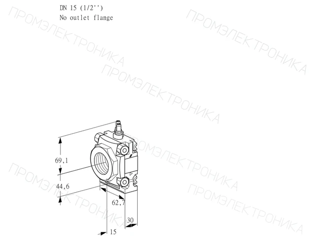 Kromschroder VMF 115/-N05M — газовый фильтр — 88024742