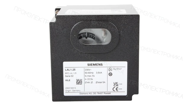 Автомат горения для жидкотопливной горелки SIEMENS LAL1.25