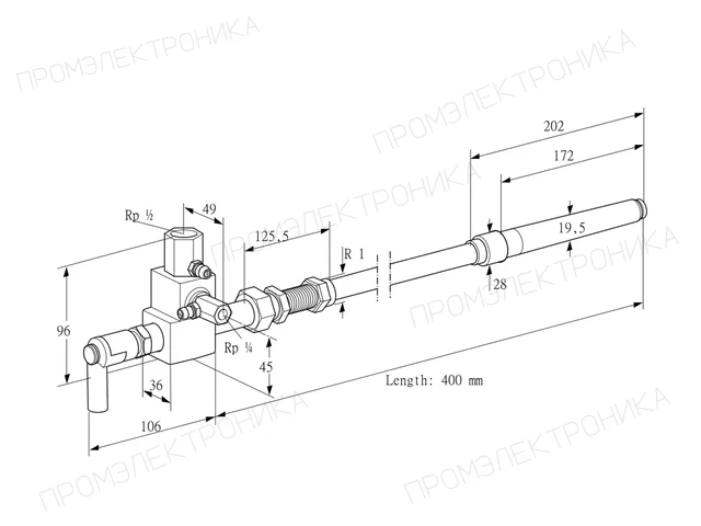 Kromschroder ZMIC 28G400RK — запальная горелка — 84199267