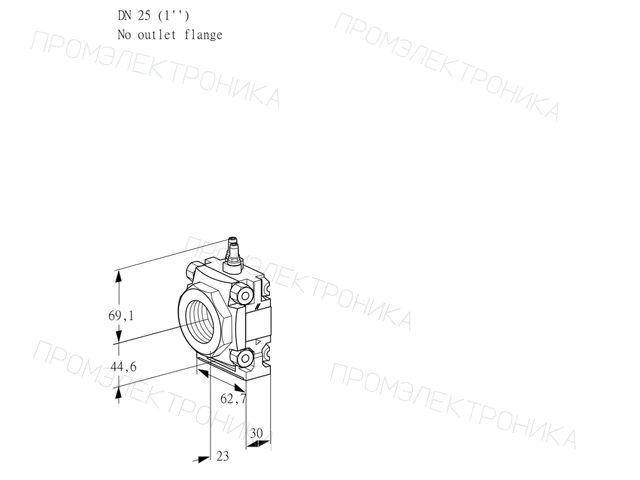 Kromschroder VMV 125/-R05M — регулятор расхода газа — 88030038